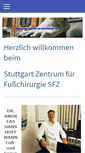 Mobile Screenshot of fuss-und-sprunggelenk.net