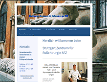 Tablet Screenshot of fuss-und-sprunggelenk.net